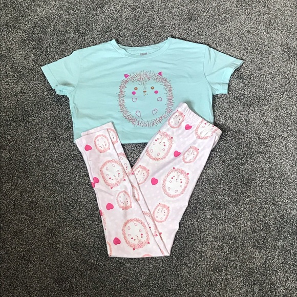 Girls Matching Hedgehog Set
